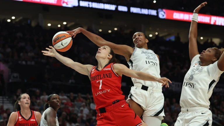 A’ja Wilson’s return galvanizes Aces to convincing win over Fire