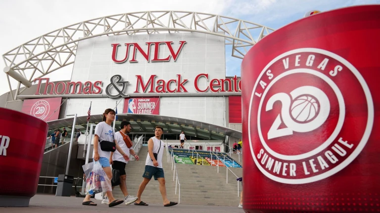 2026 Vegas Summer League Notebook Day Two: Lakers open with win as familiar faces fill courtside seats