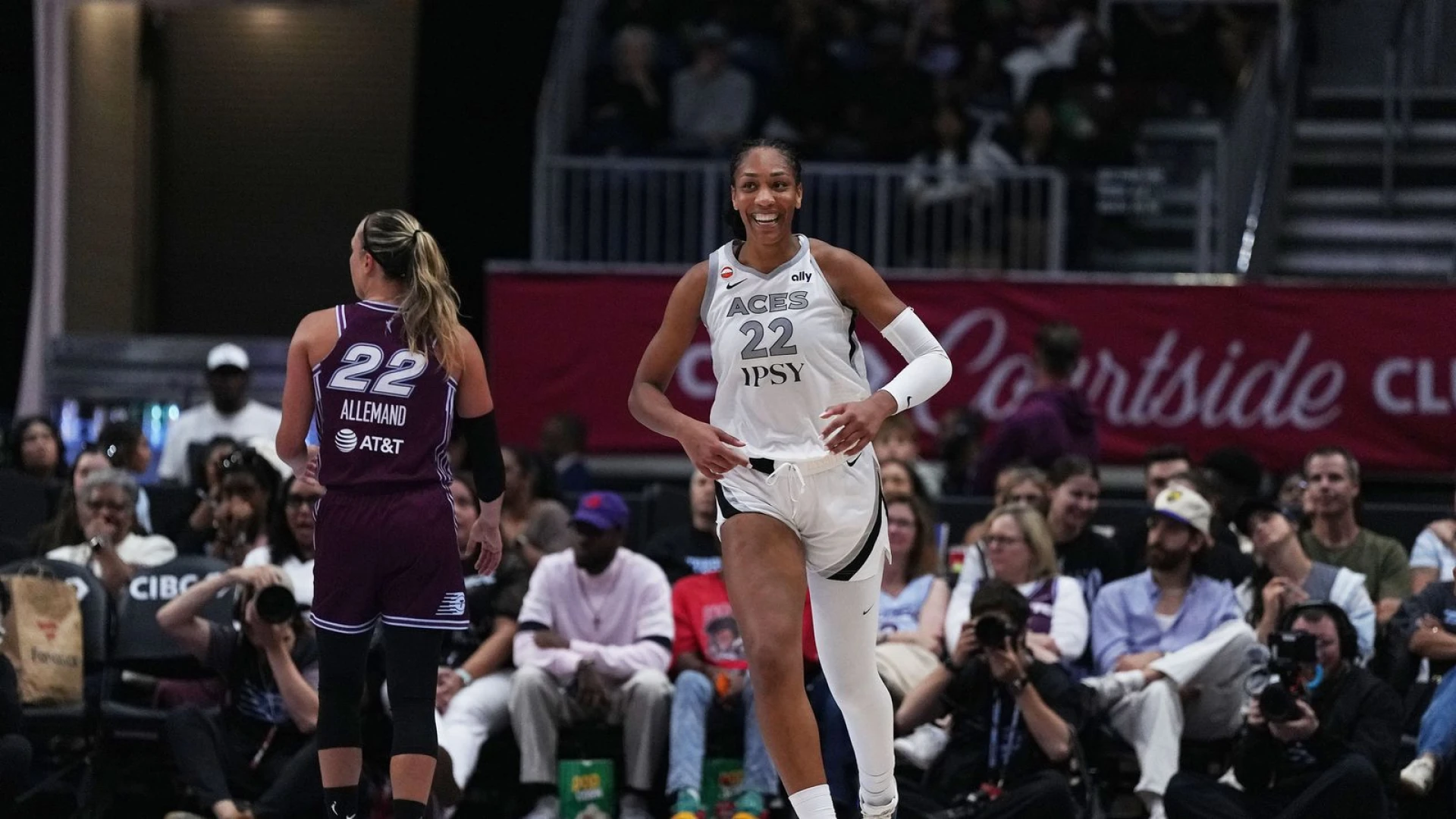 Aces show no mercy against shorthanded Tempo in first trip to Canada