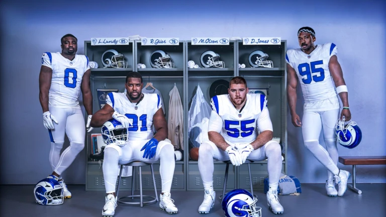 Rams unveil throwback alternate uniforms honoring 1951 champions and legendary Fearsome Foursome