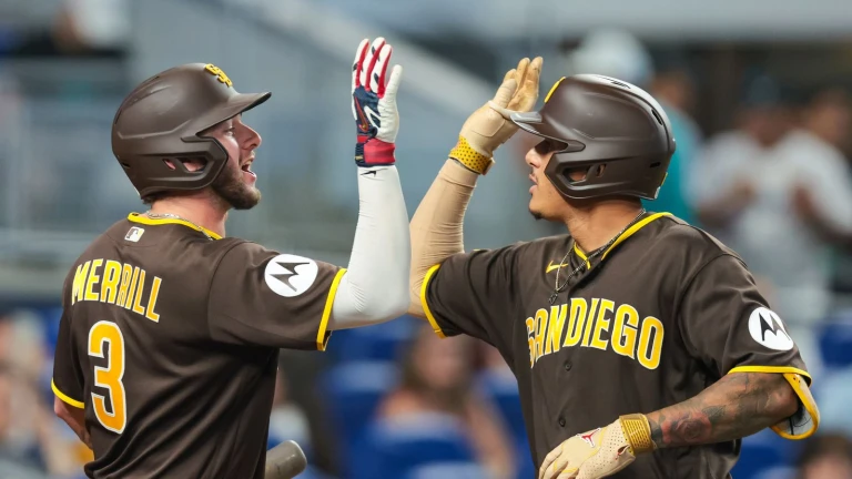 Machado, Merrill power Padres to series sweep over Marlins