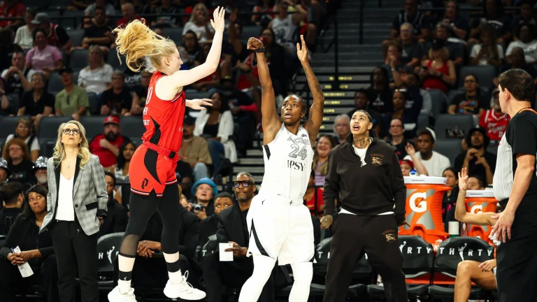 No Fire hazard in Vegas; Aces win secures season sweep of Portland