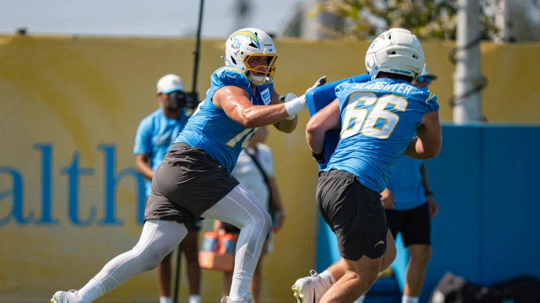 Five players, one job: Chargers' left guard competition heats up