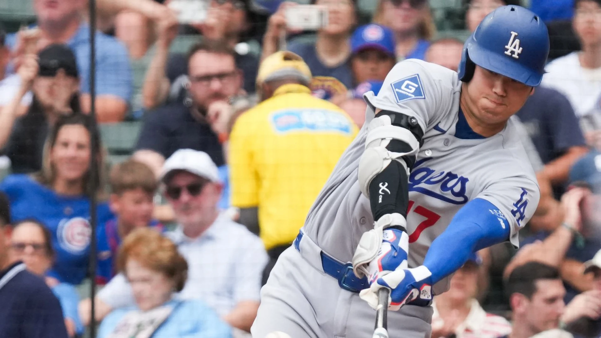 Cubs complete sweep of slumping Dodgers as Ohtani's two homers go to waste in 7-6 loss