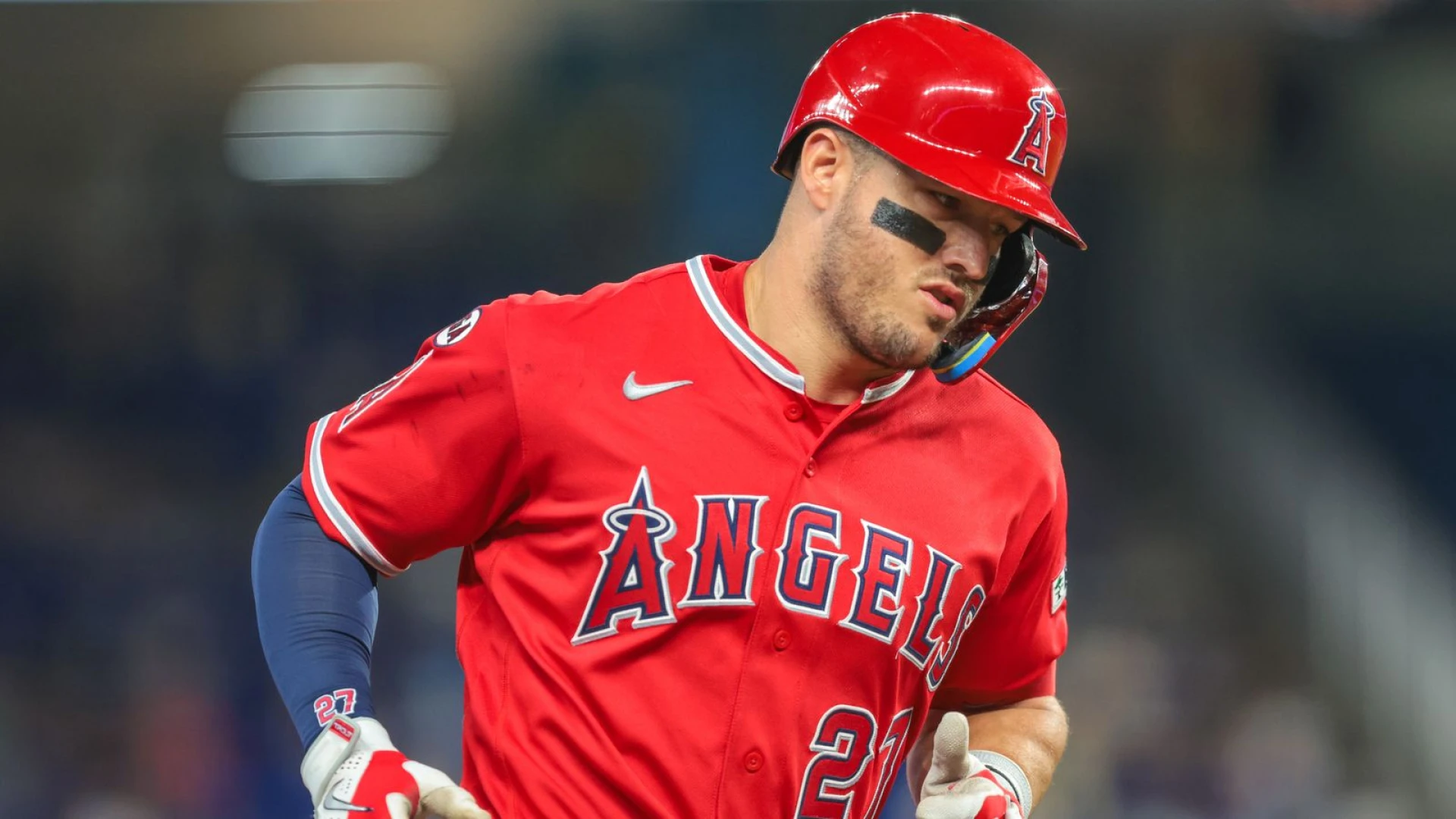 Mike Trout hits a birthday home run for record-tying sixth time in Angels win over Marlins