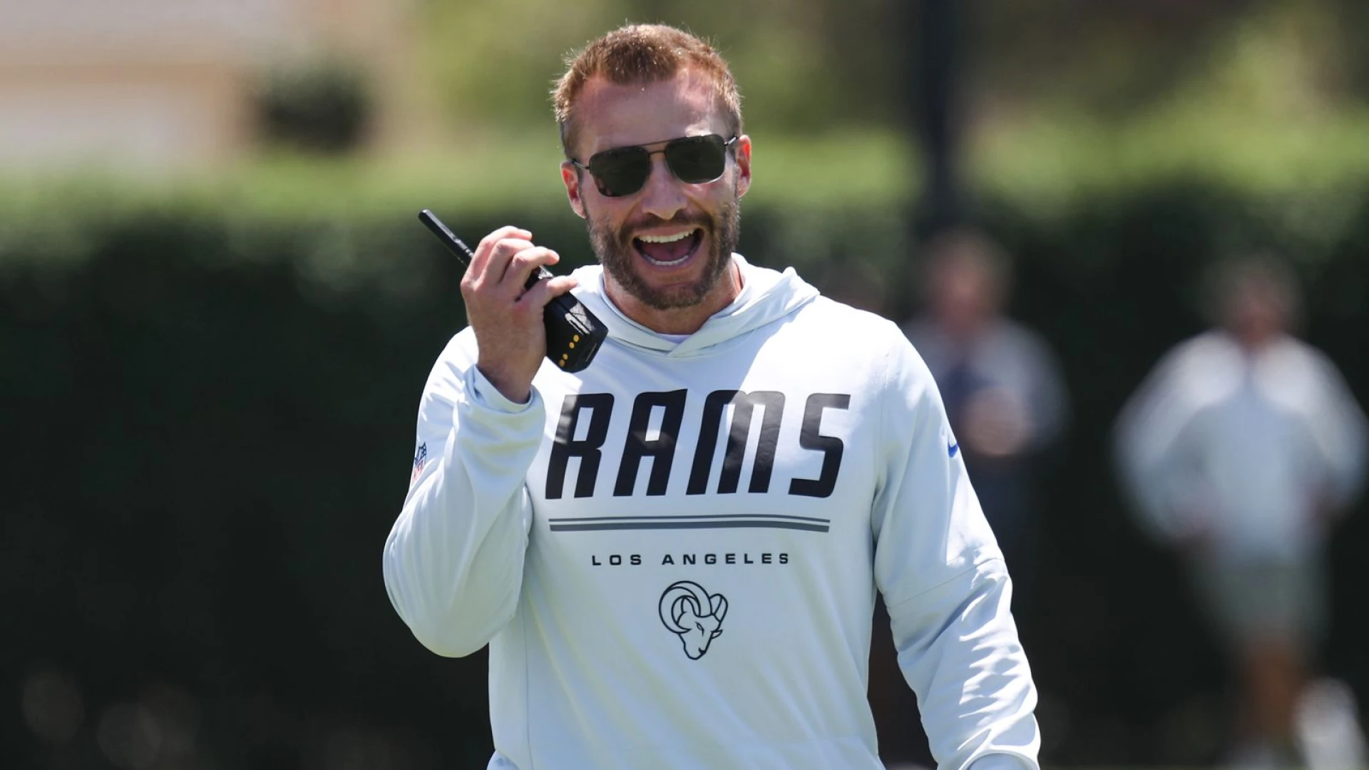 Sean McVay praises Rams defense as team returns home to Woodland Hills