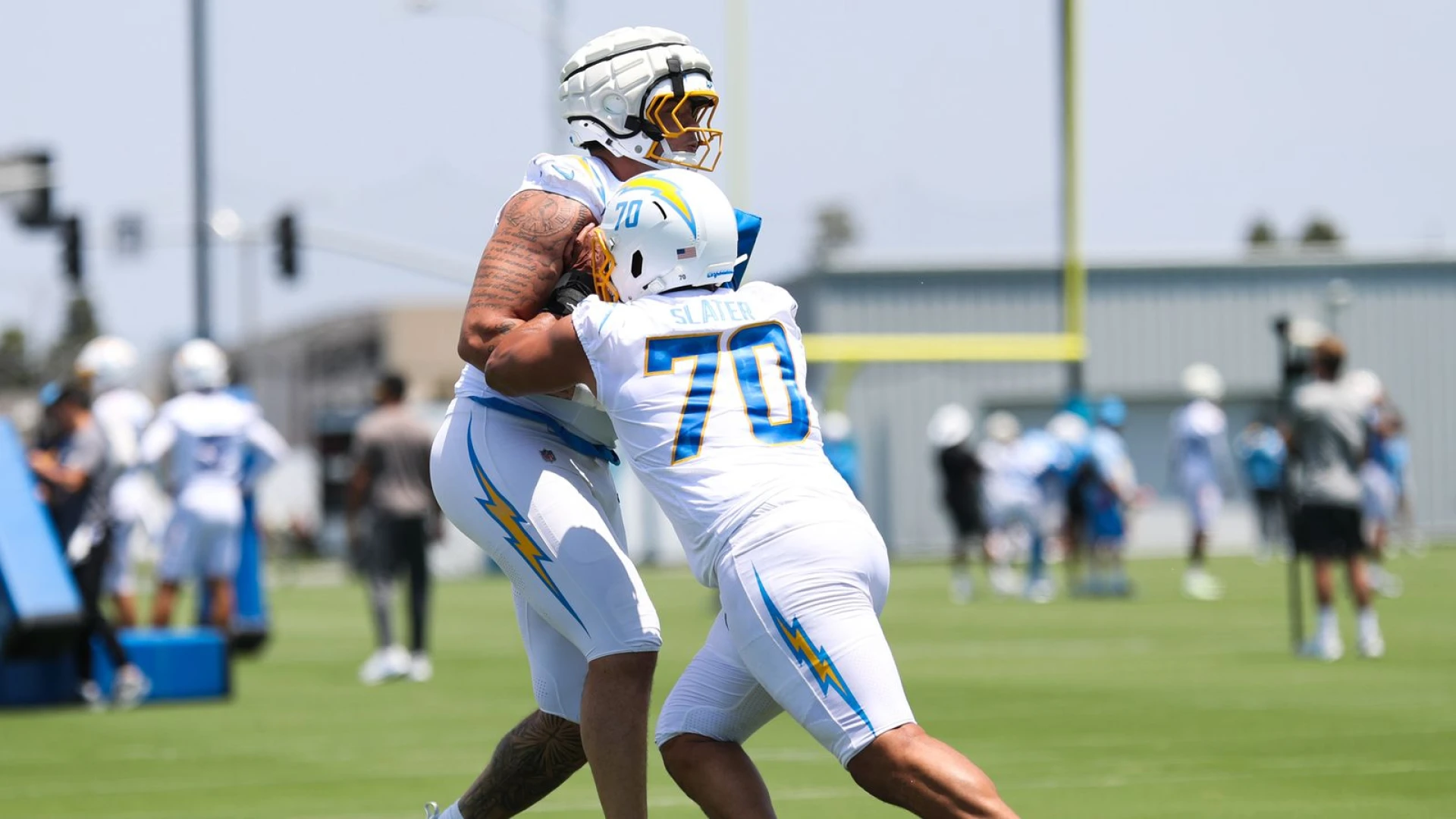 Rashawn Slater Not Concerned About Knee; Tuli Tuipulotu Focused on Football Amid Contract Talks