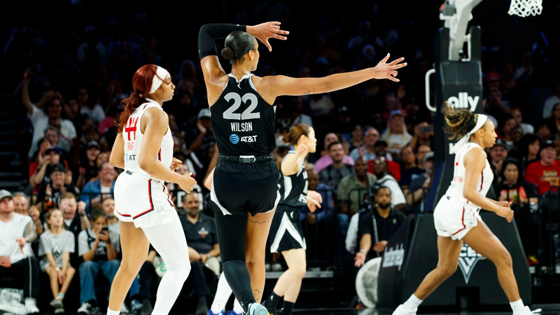 Viva Las Vegas; Aces hot hand snaps Mystics league-best win streak