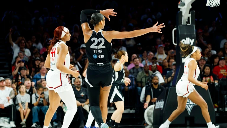 Viva Las Vegas; Aces hot hand snaps Mystics league-best win streak