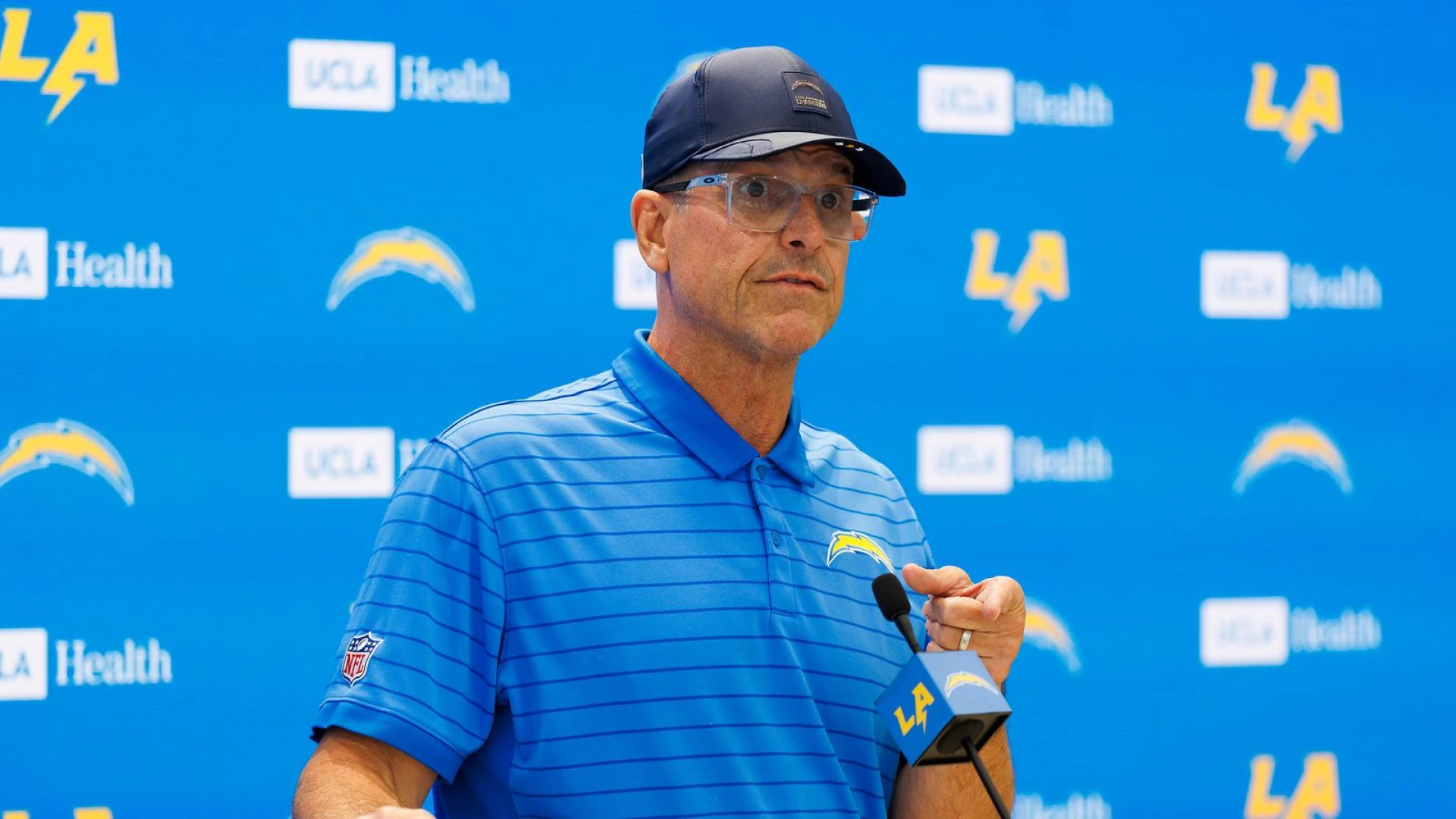 Chargers HC Jim Harbaugh’s safety net comes crashing down