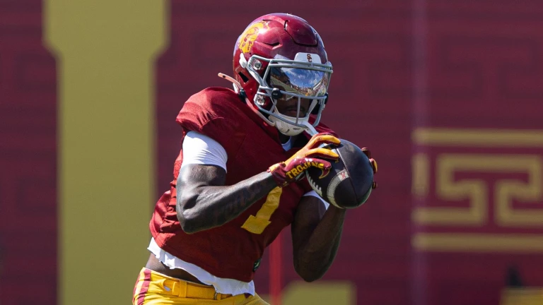 TST Images: USC Football Practice at Howard Jones Field