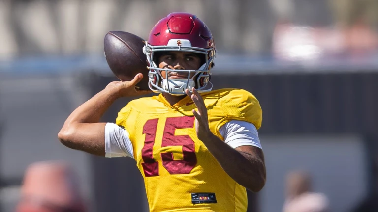 TST Images: USC Football Practice at Howard Jones Field