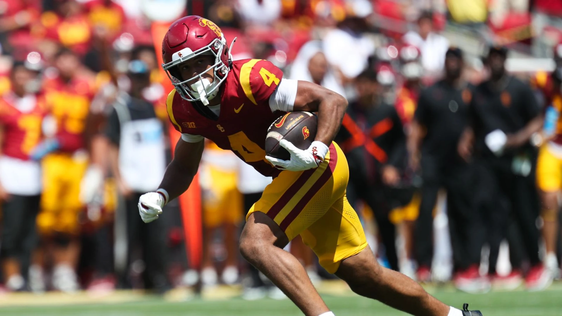 Trent Mosley announces himself in USC's Week 0 win