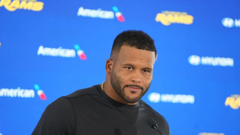 NFL GM's explicit text reaction to the stunning news of Aaron Donald's return