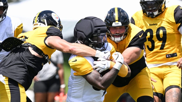 "I definitely looked like a baby giraffe on skates" Steelers Rookie Path Comes Full Circle