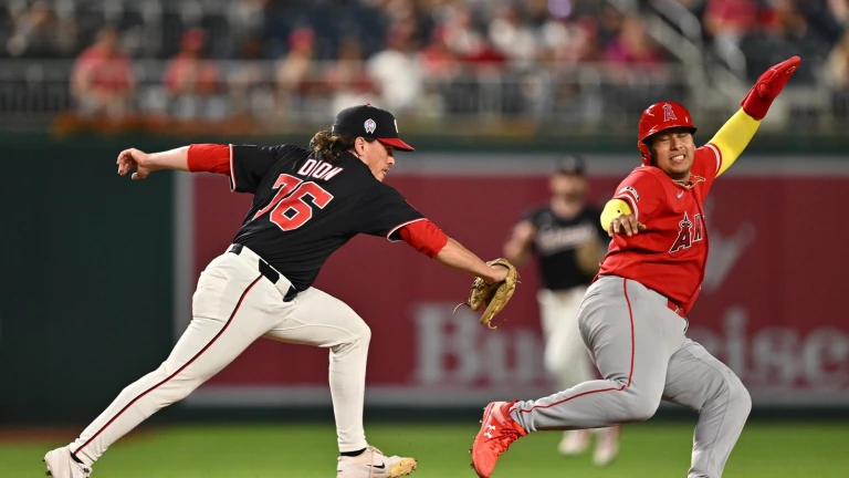 Late rally from Washington spoils Angels lead in Los Angeles loss