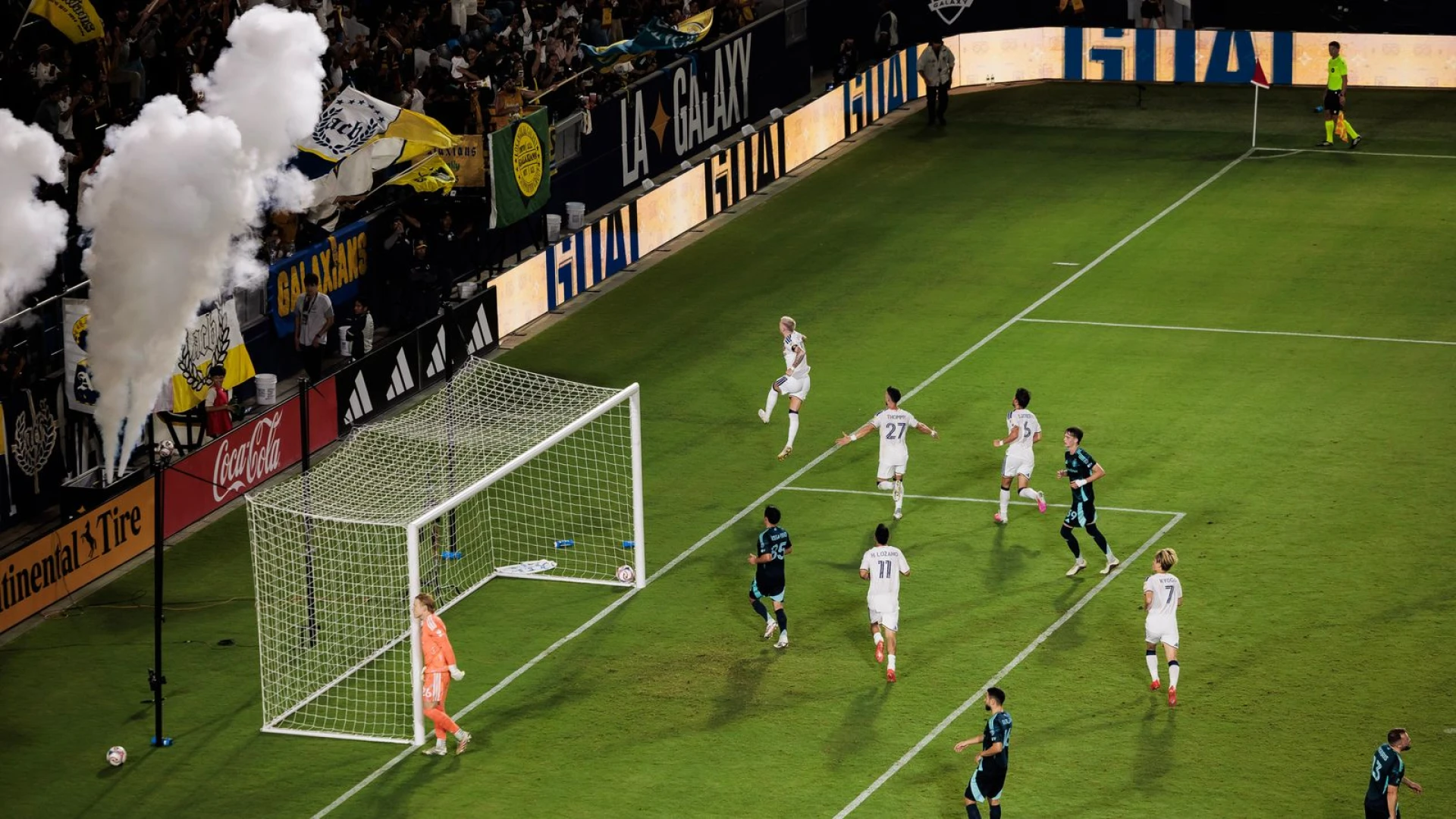 LA Galaxy Drops Two Points at Home in 1-1 Seattle Draw