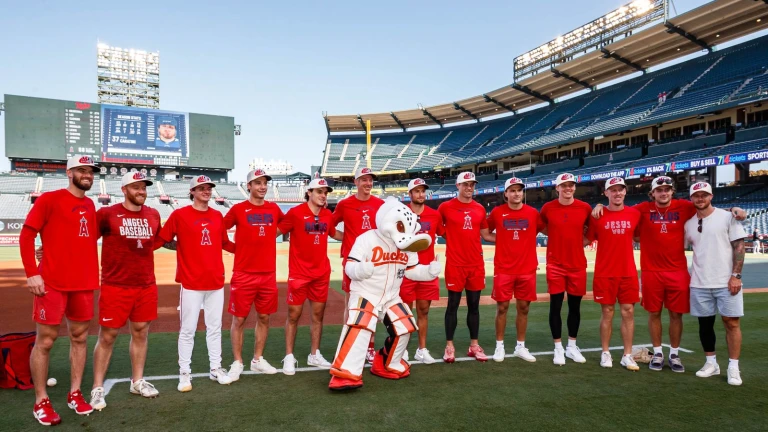 Angels notebook: Schanuel done for the year, good news on Natera and Ducks night