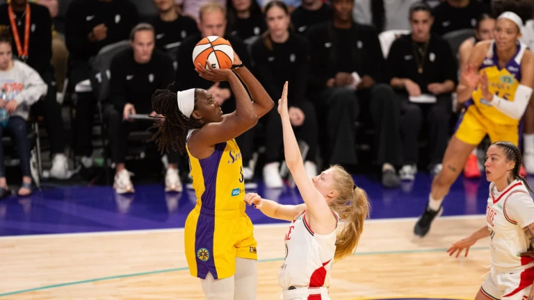 TST Images: LA Sparks defeat Portland Fire, 105-84, at Crypto.com Arena