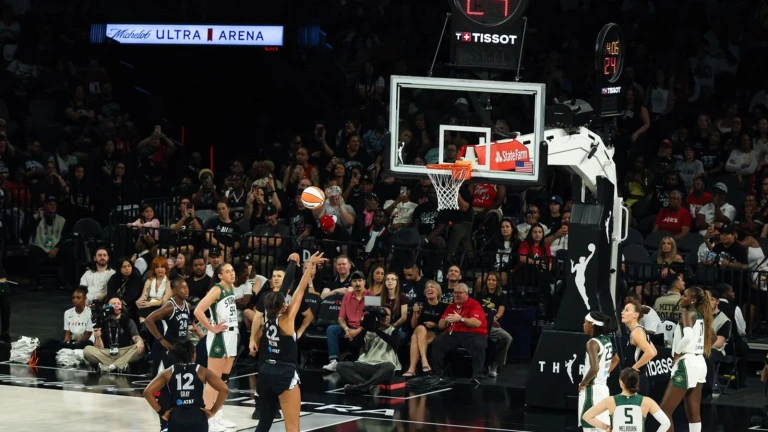A’ja Wilson’s historic night caps off Aces completing season sweep of Storm