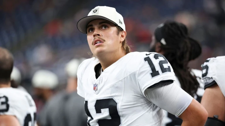 Las Vegas Raiders quarterback Aidan O'Connell mourns loss of father, Jim