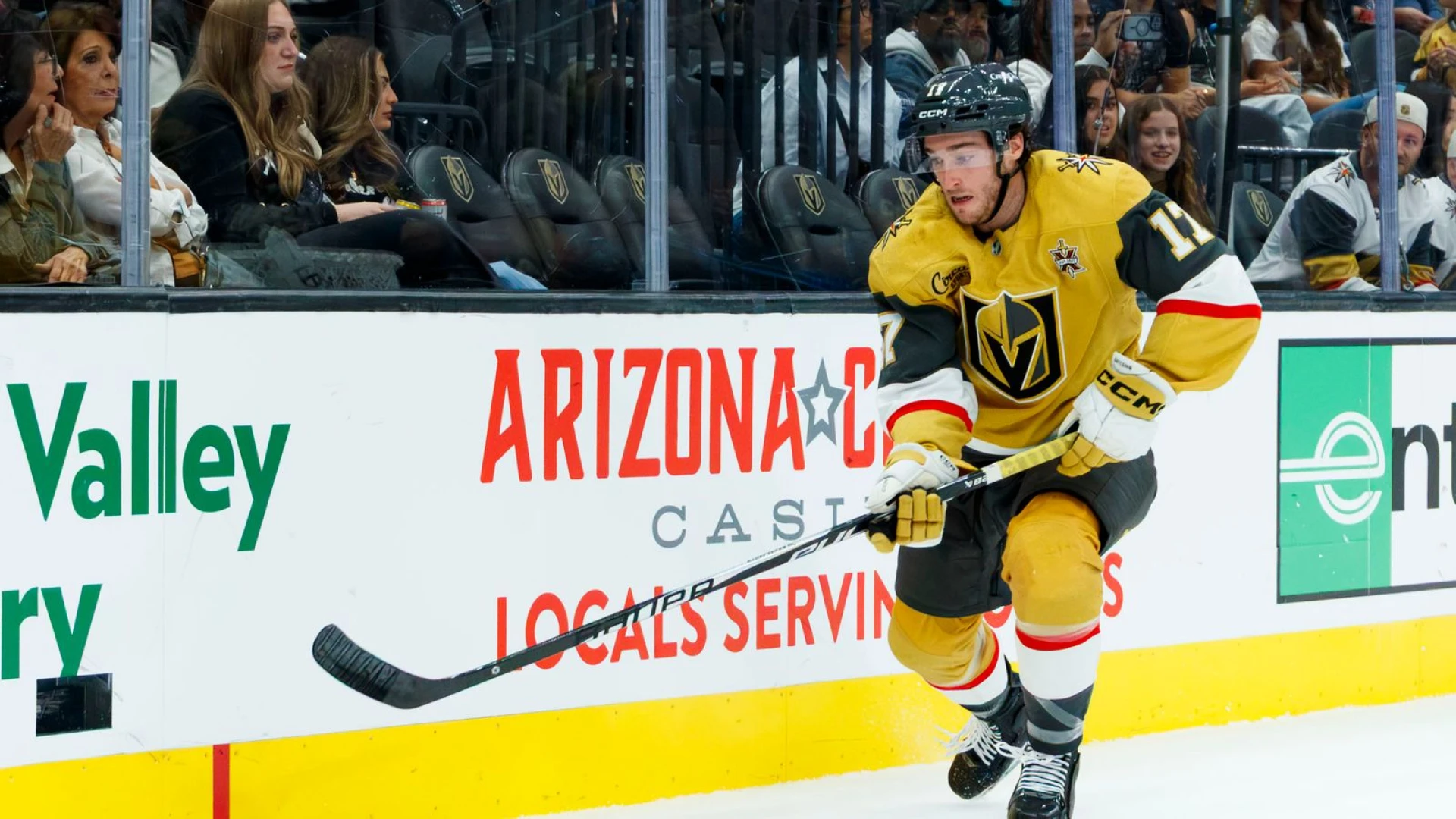 Gatcomb makes case to stay in NHL with Knights