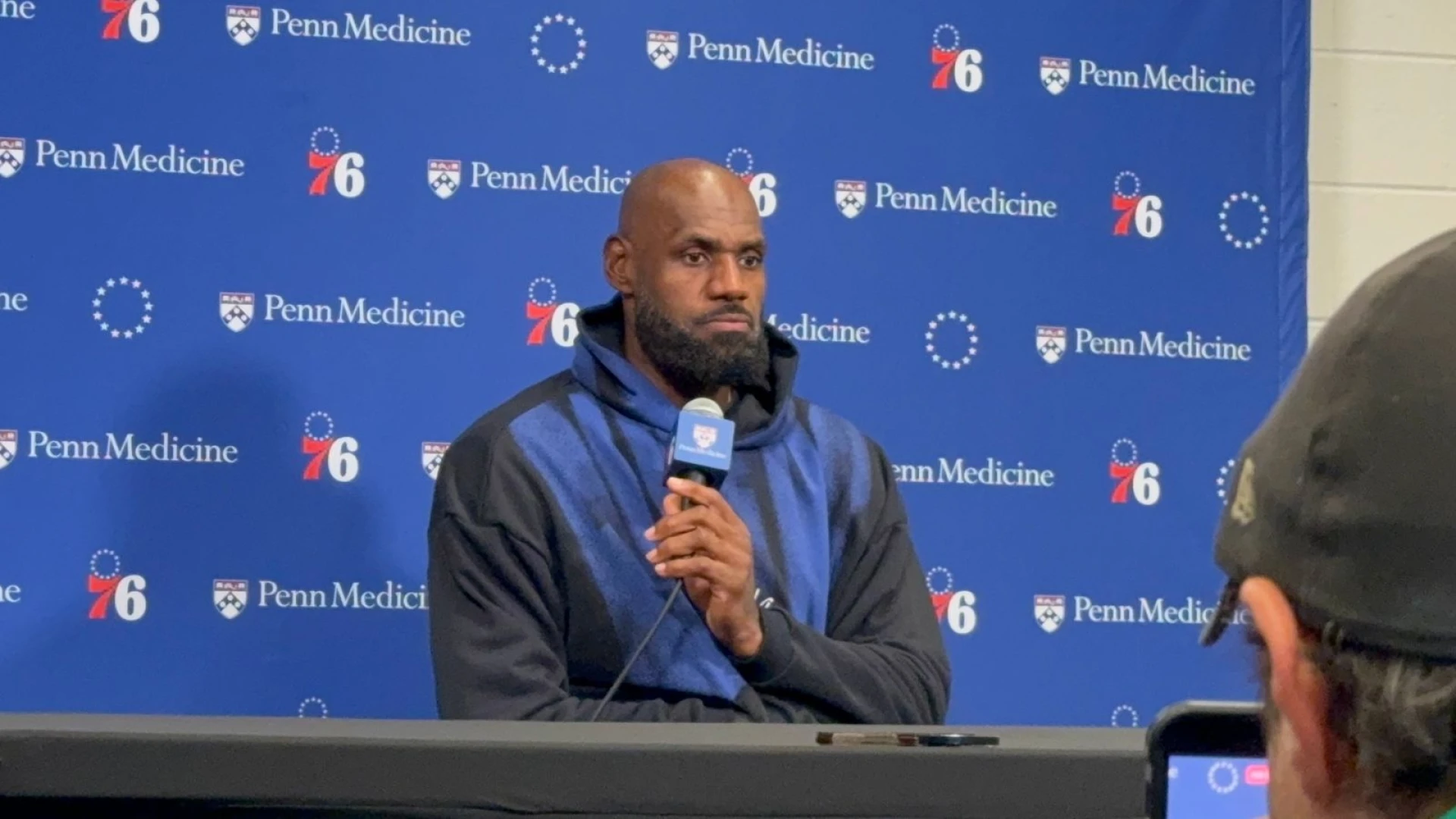 LeBron James makes Philadelphia debut in 76ers scrimmage
