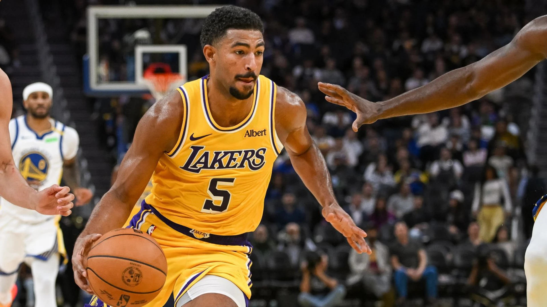 Lakers at Warriors: Short-handed loss, Grimes’ starting case among observations
