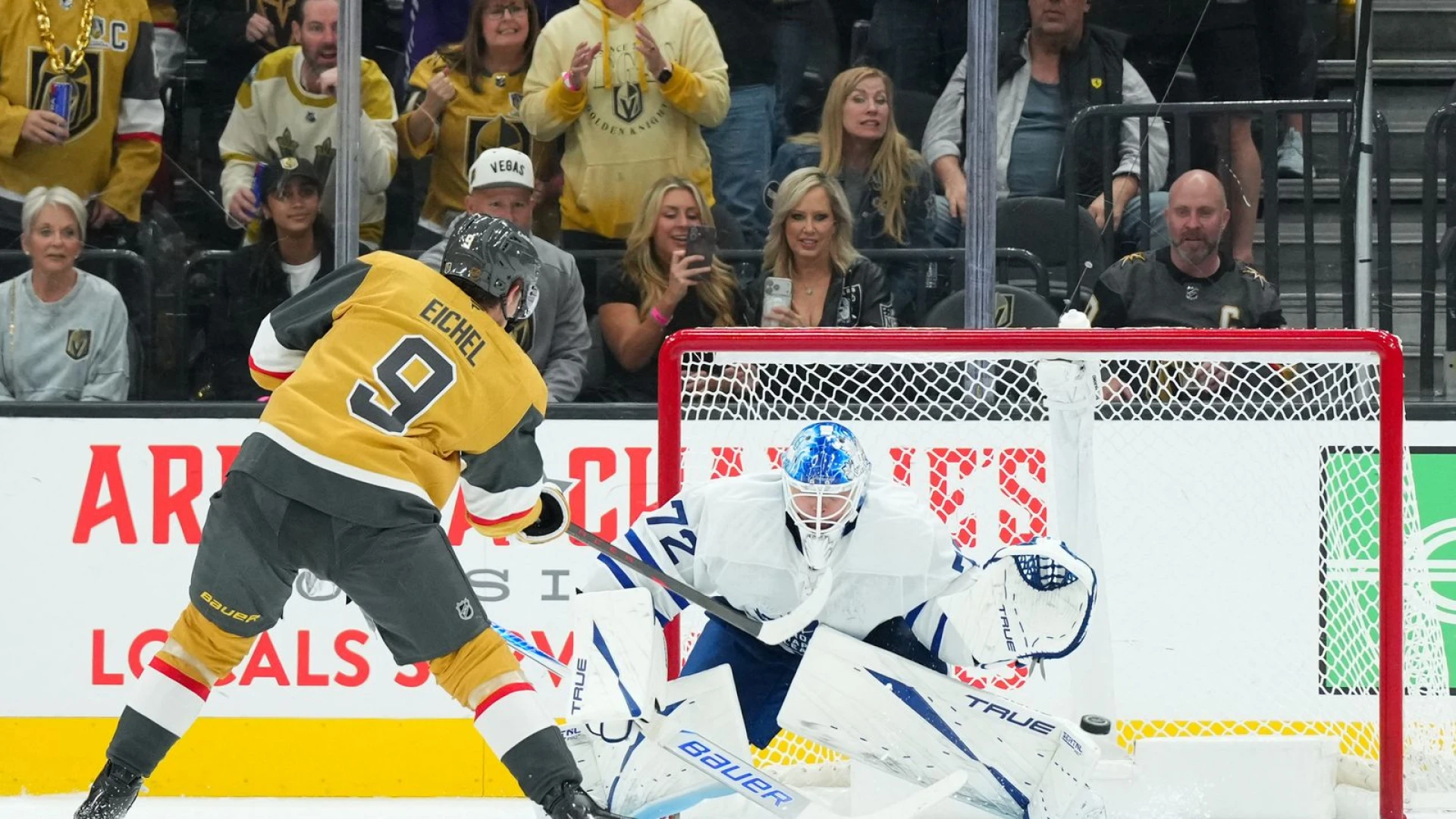 Knights find way to rally for 4-3 shootout win over Leafs