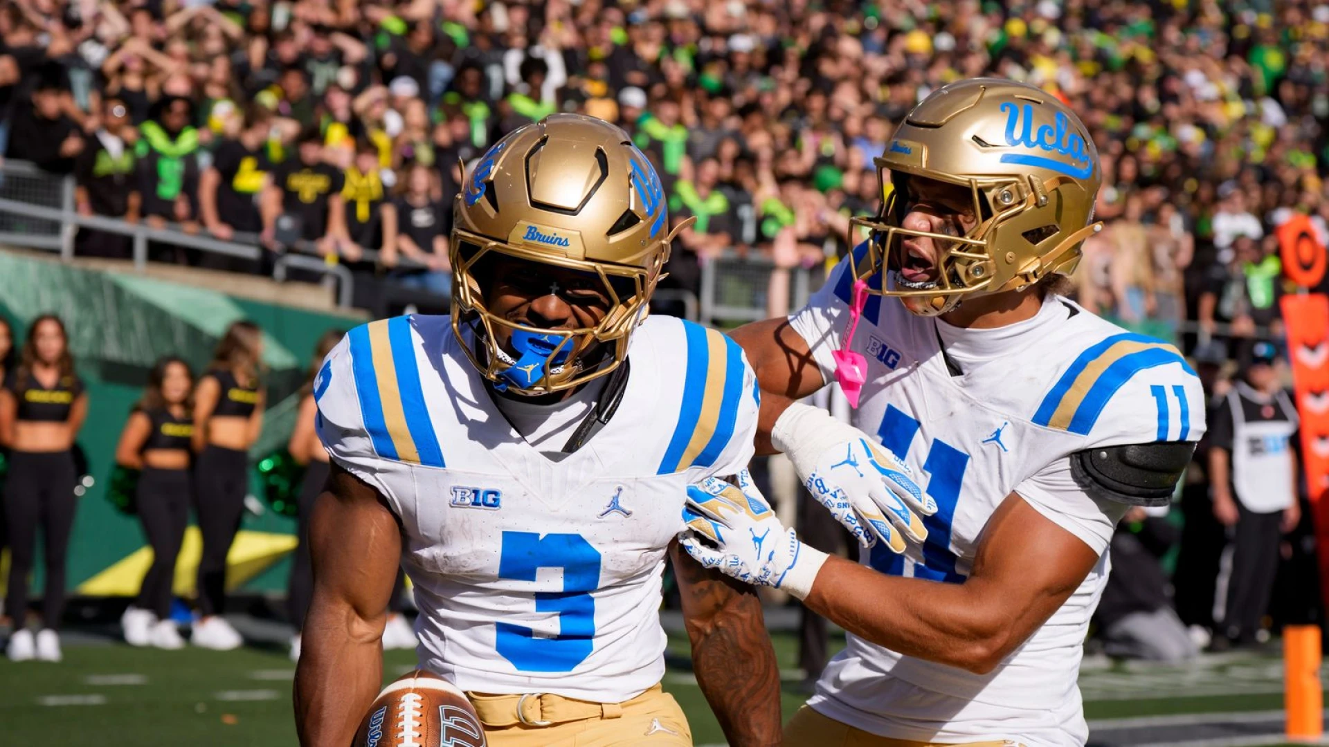 UCLA holds on against Oregon to deliver historic win for Bob Chesney