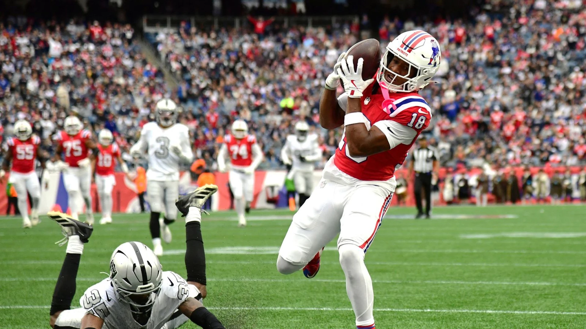 Route 1 rout as Raiders whipped in New England