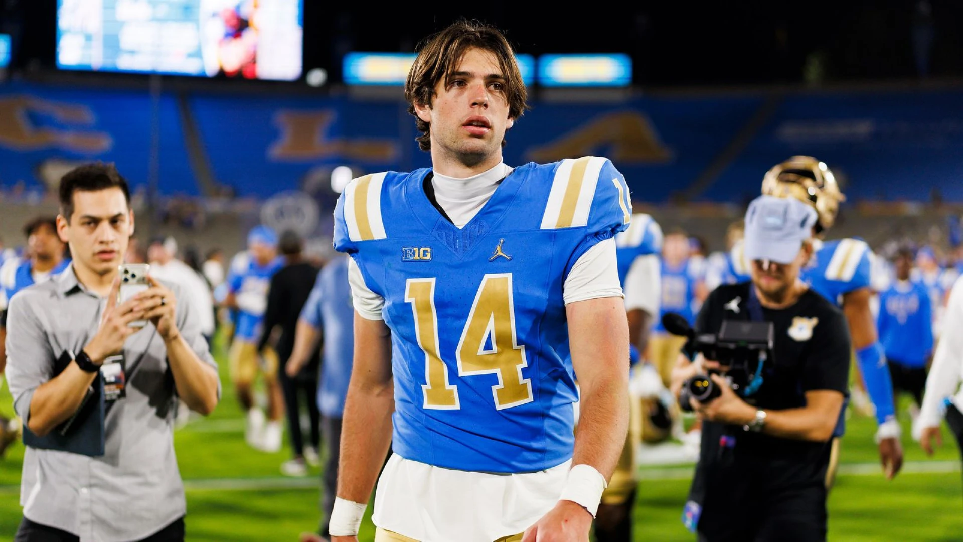 Ty Dieffenbach rises to the occasion to keep the Bruins unbeaten