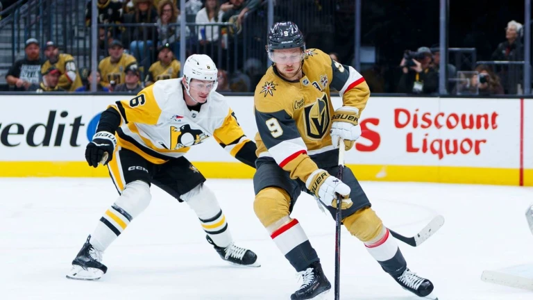 High-octane offense delivers as Golden Knights celebrate Jack Eichel’s 700th game