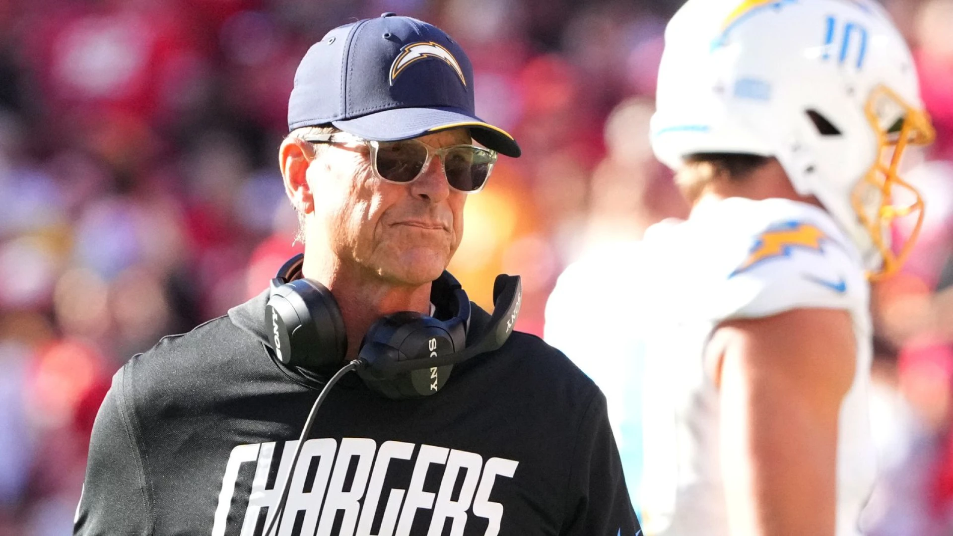 Jim Harbaugh faces difficult decision after Chargers' offense hits another low in loss to Chiefs