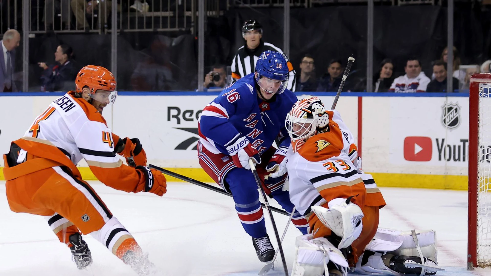 Ducks fall 5-2 to Rangers to start four-game trip