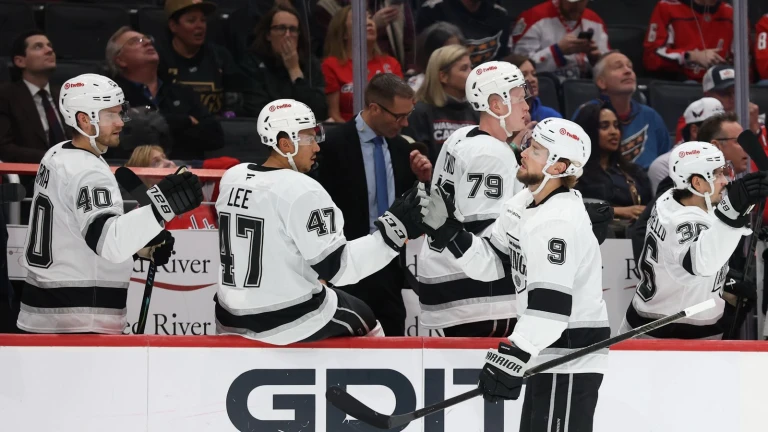 Kings' offense and Kuemper step up against Capitals for first win of season