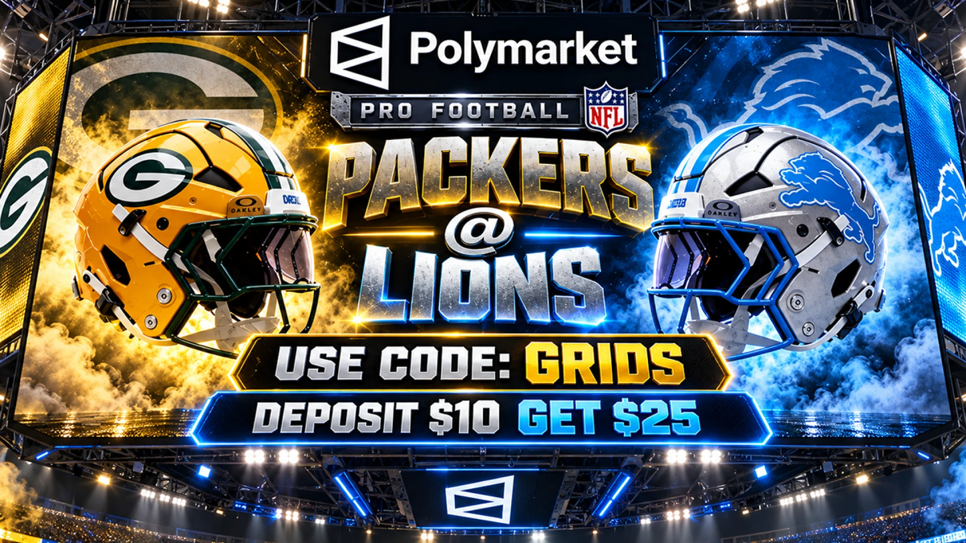 Polymarket Promo Code for Packers at Lions 10 25 2026