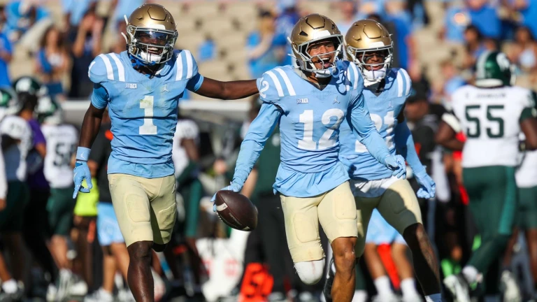 Key turnovers lead UCLA to 28-10 win over Michigan State