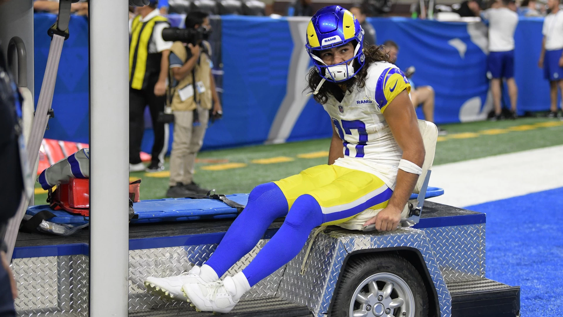 Puka Nacua's Knee Injury Outlook After Leaving Game vs. Lions