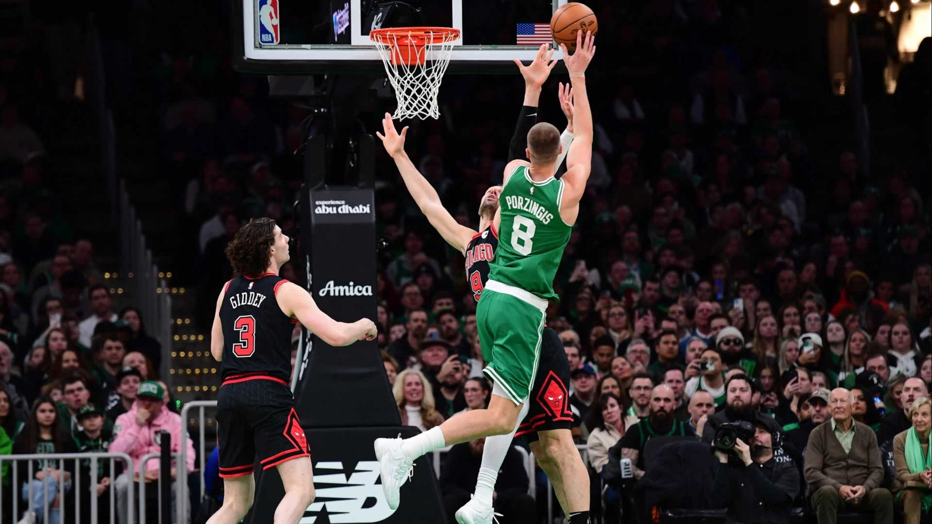 Celtics Triumph Over Bulls 122-100, Porzingis Shines