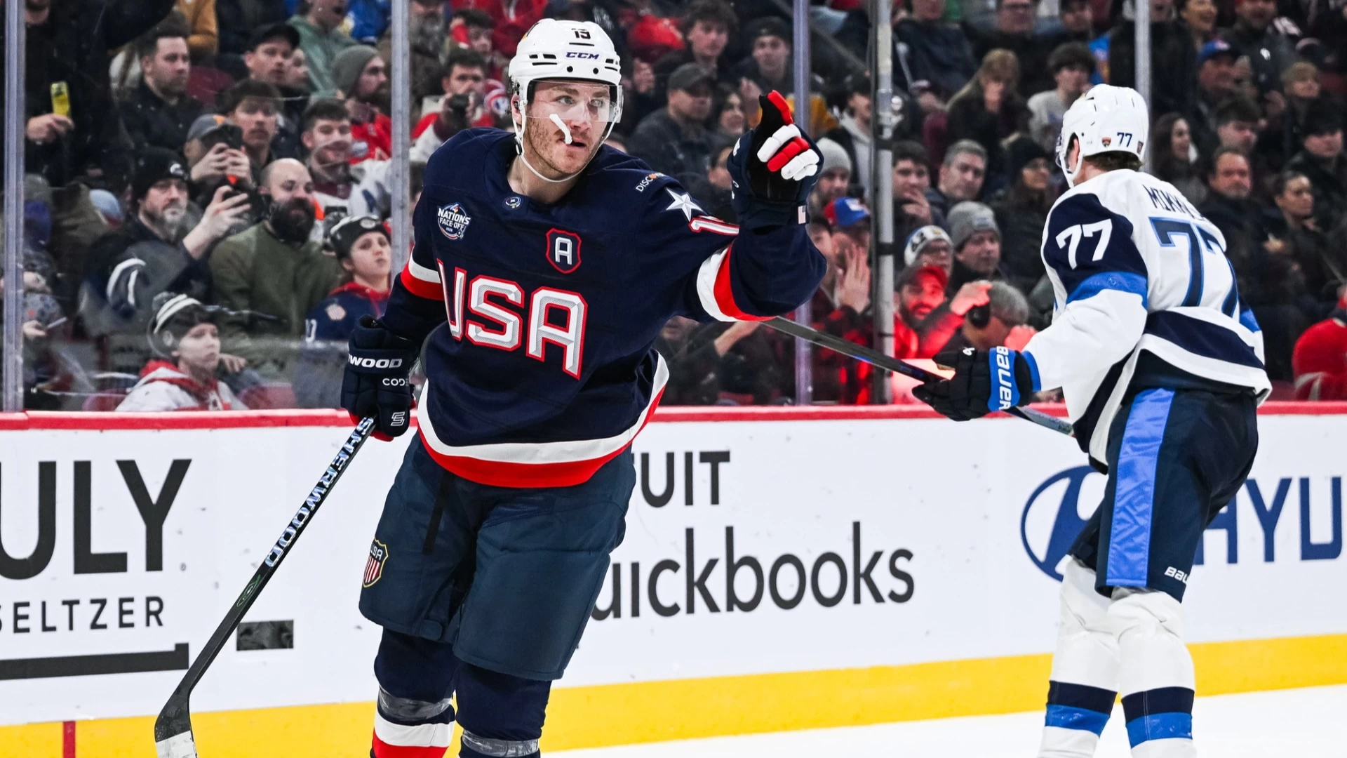USA Topples Finland 6-1 in Four Nations Hockey Clash