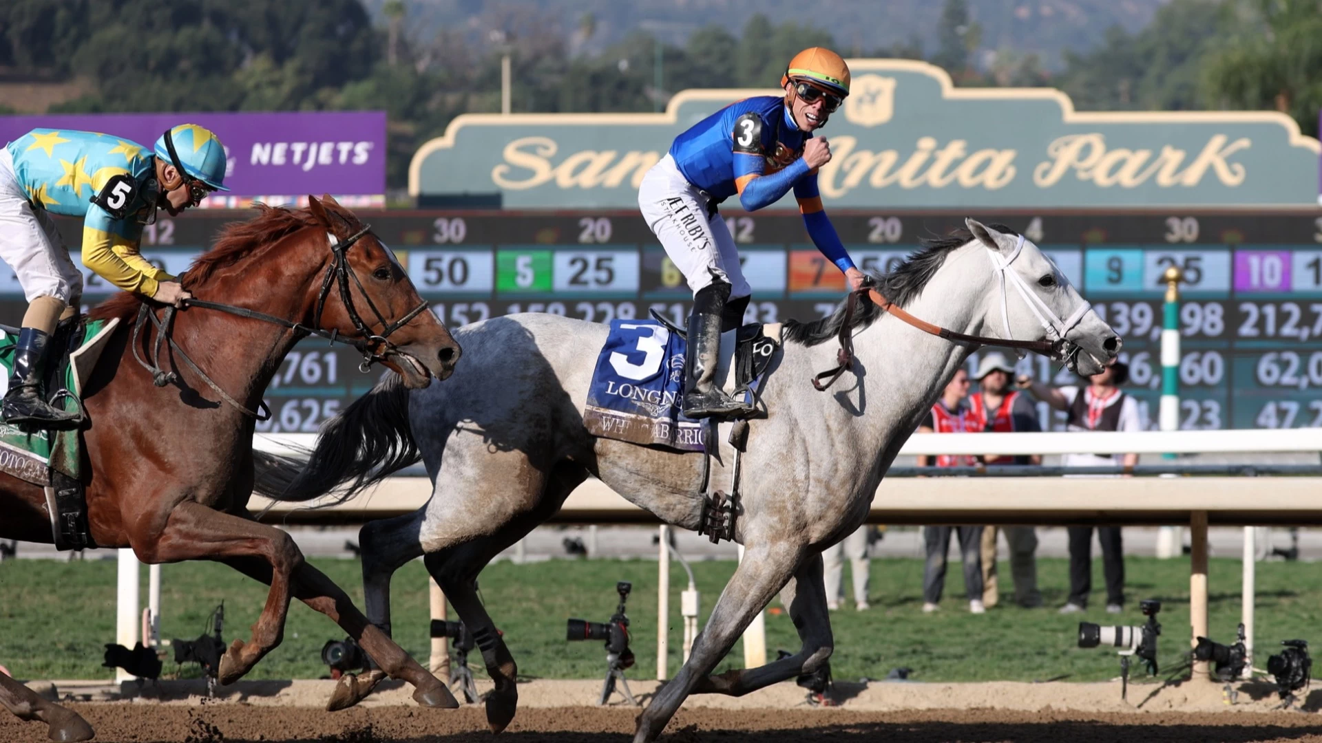 Santa Anita's Beholder Mile: Grade One Race Highlights