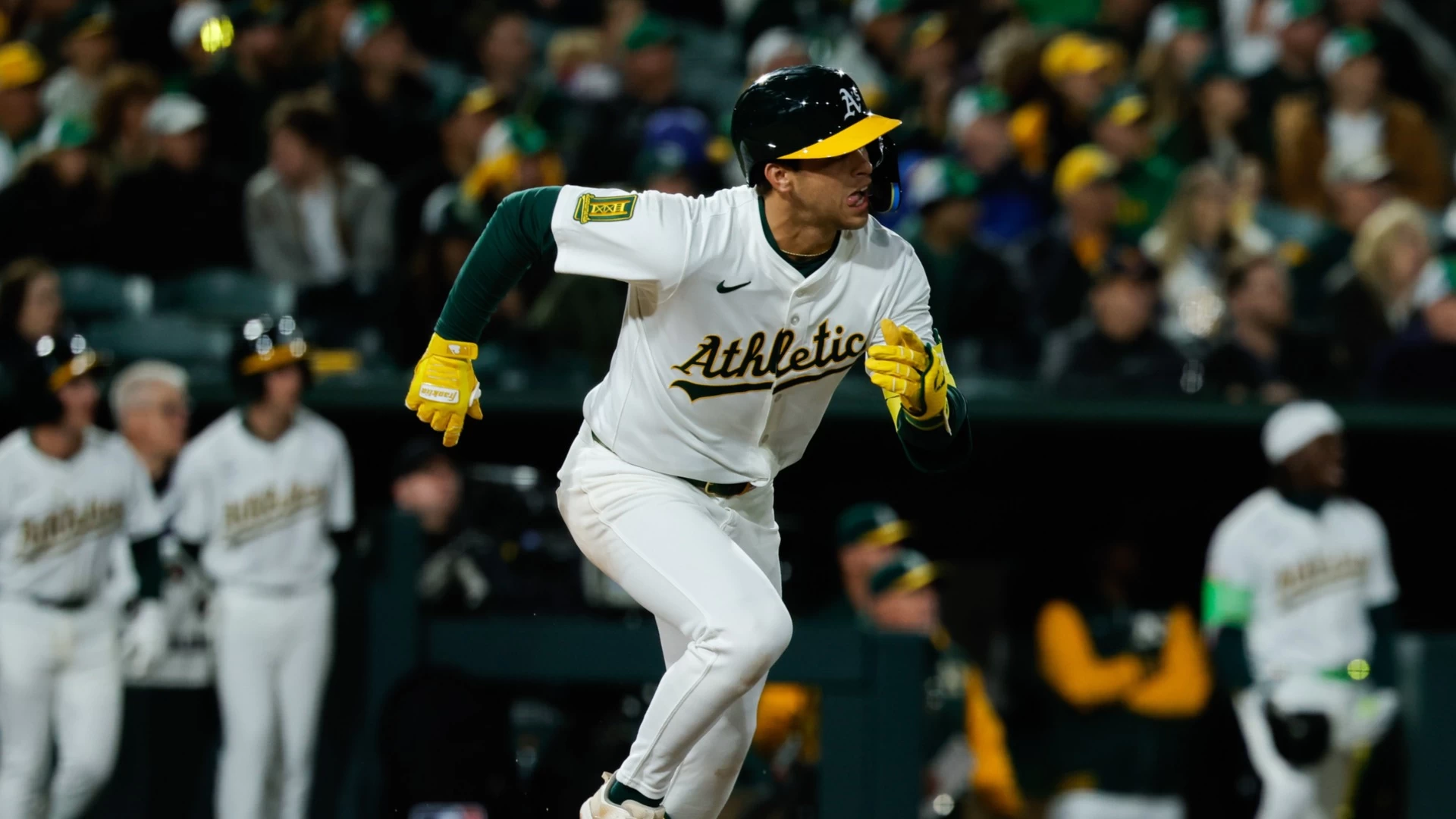 Strong Winds Affect the Athletics Baseball Games Tonight