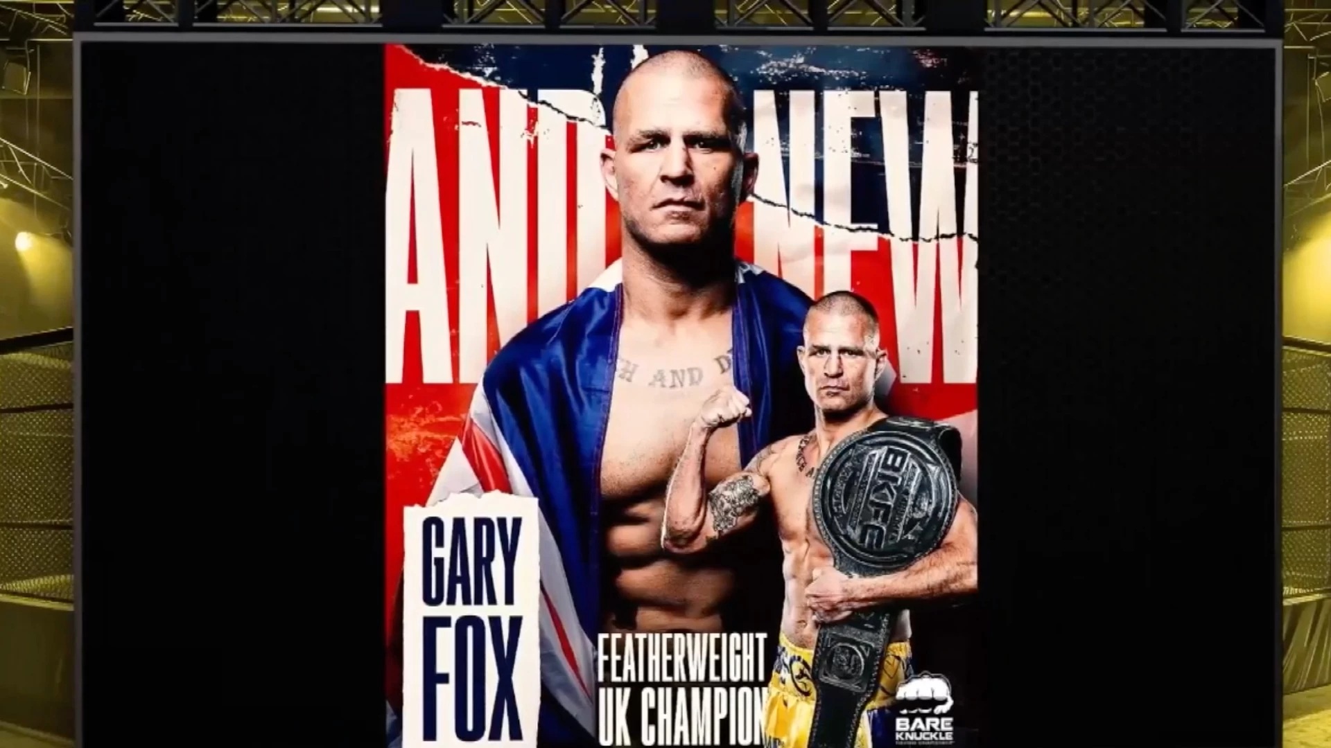 Gary Fox Claims UK Featherweight Belt at BKFC Manchester