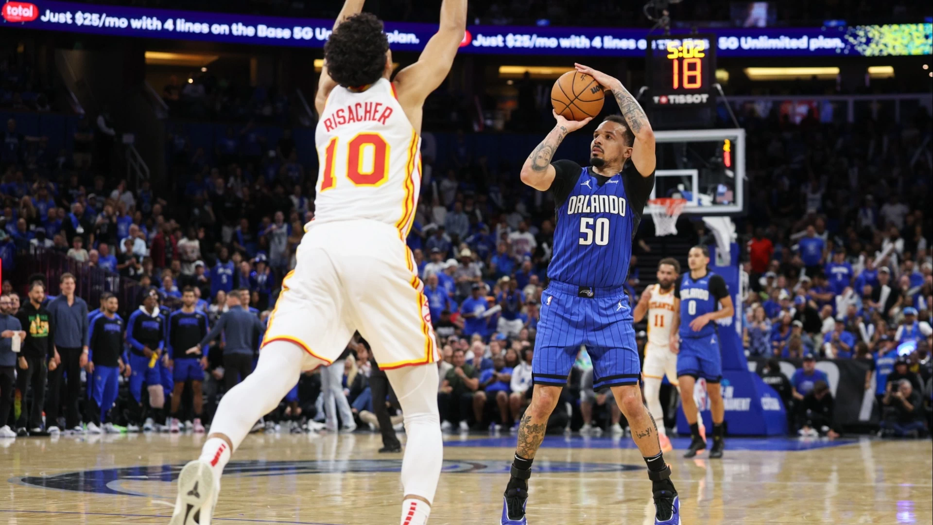 Orlando Magic Bench Leads Victory Over Hawks on TNT