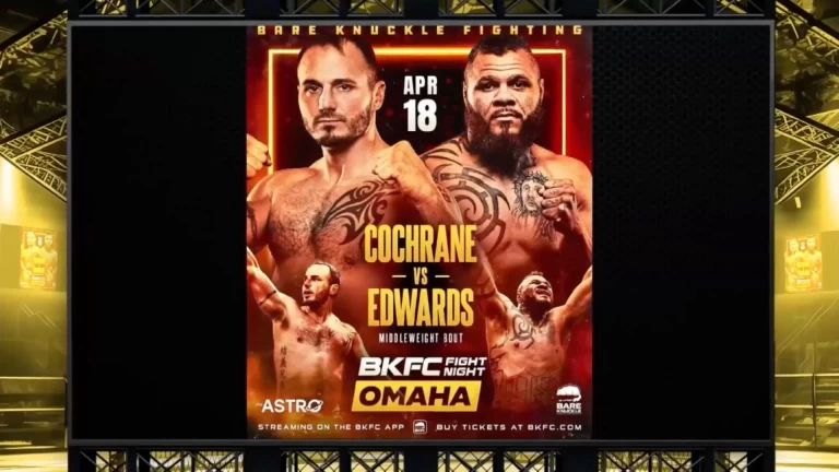 Cochrane vs. Edwards Headlines BKFC Fight Night in Omaha