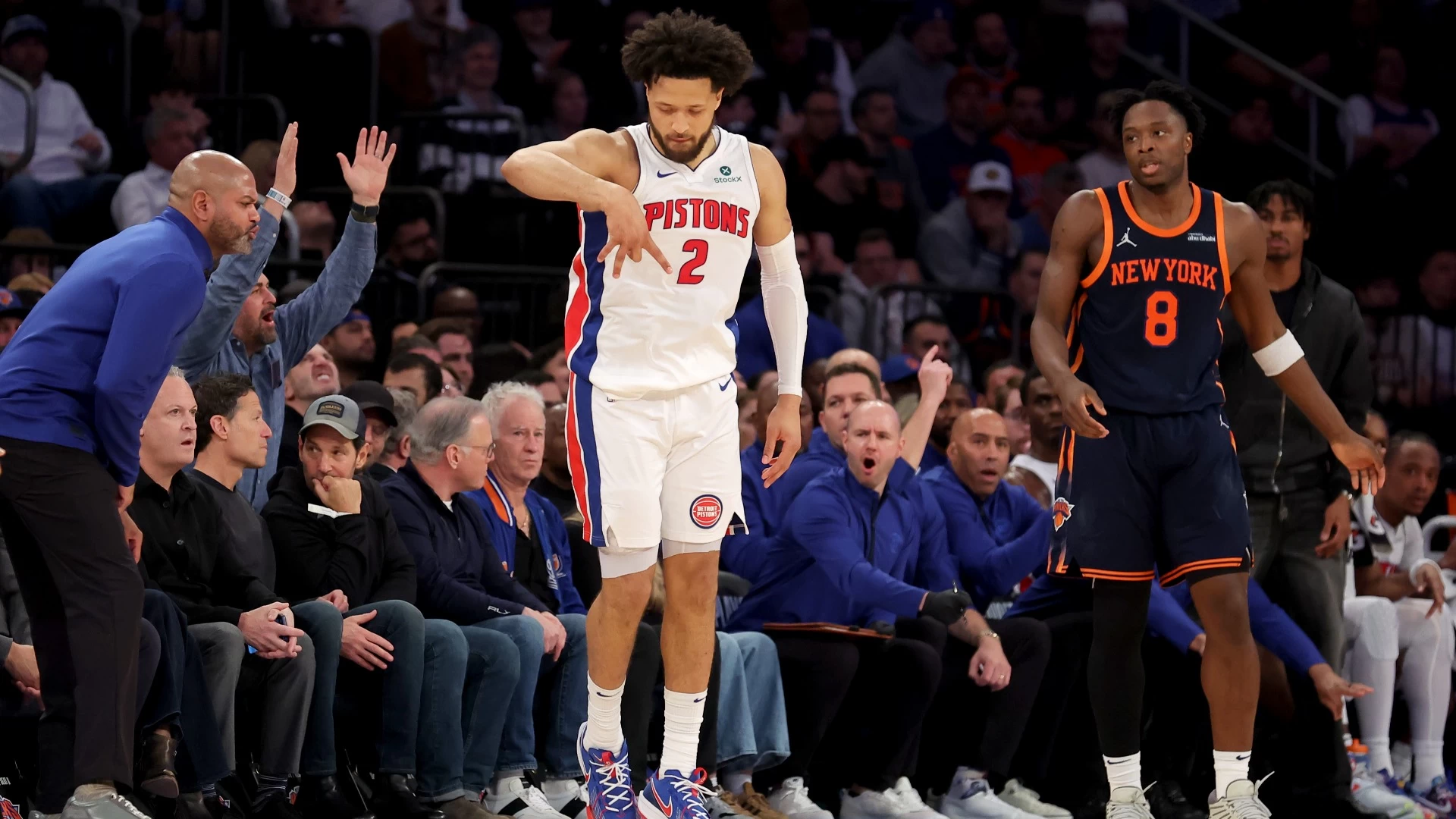 Detroit Snaps Playoff Losing Streak, Defeats Knicks in Game 2