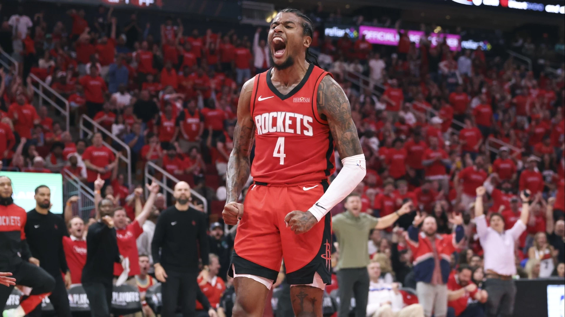 Jalen Green Scores 38, Rockets Tie Series with Warriors
