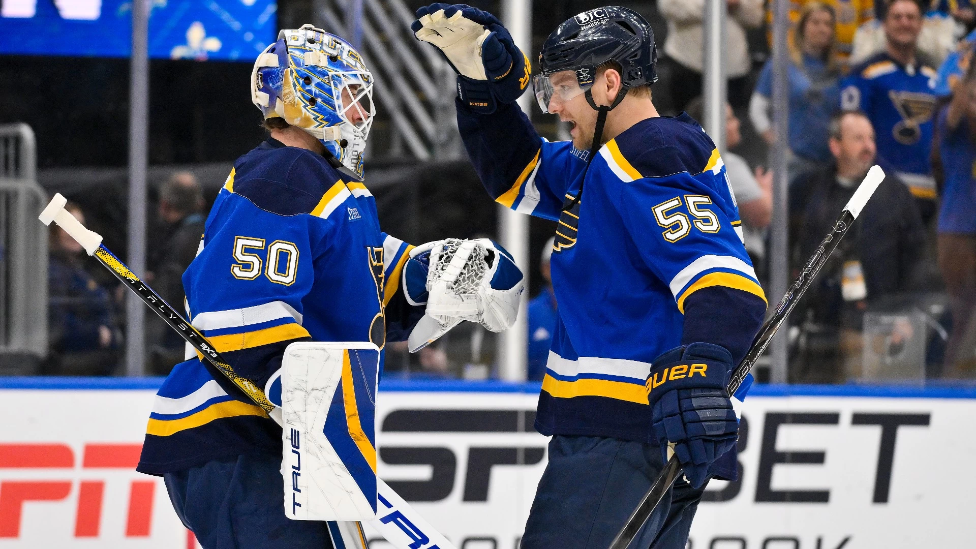 Blues Explode with 7-2 Victory Over Jets in NHL Playoffs