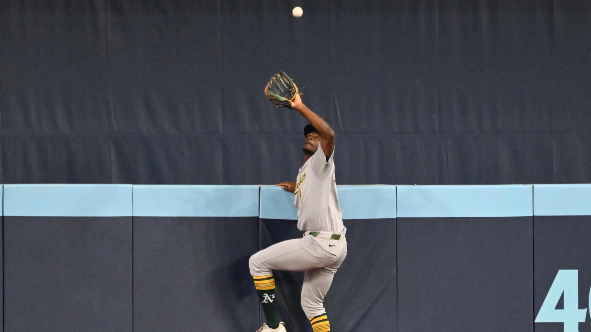 Denzel Clarke's Epic Wall-Climbing MLB Catch Highlight